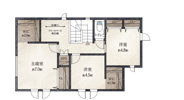 2F間取り図