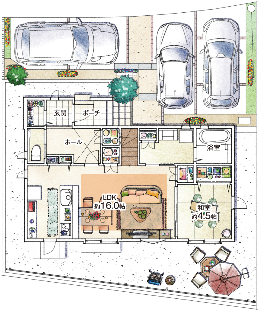 1F間取り図