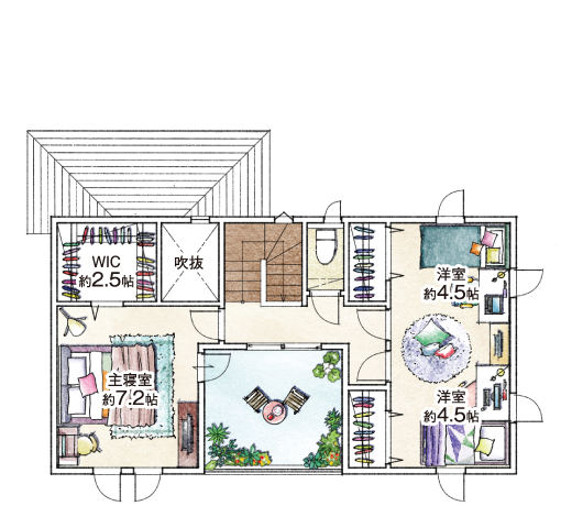2F間取り図