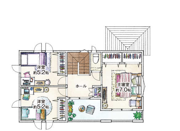 2F間取り図