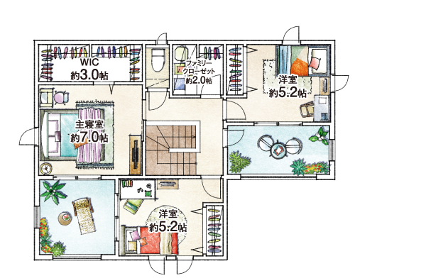 2F間取り図