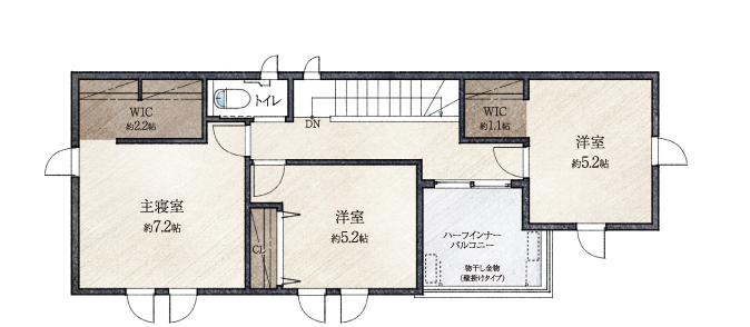 2F間取り図