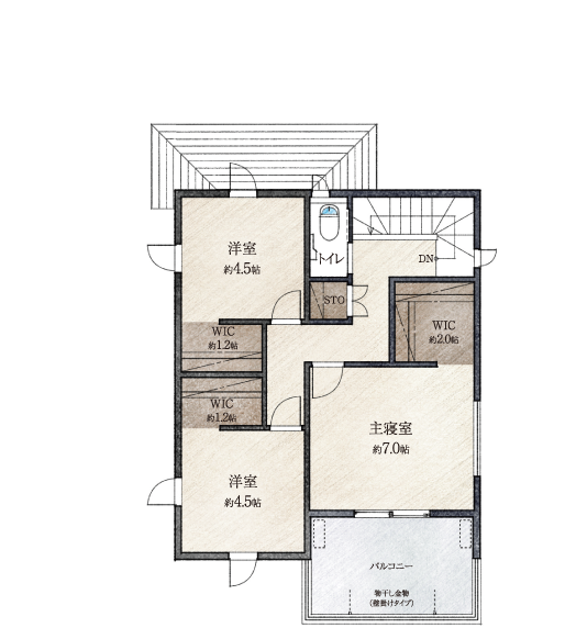 2F間取り図