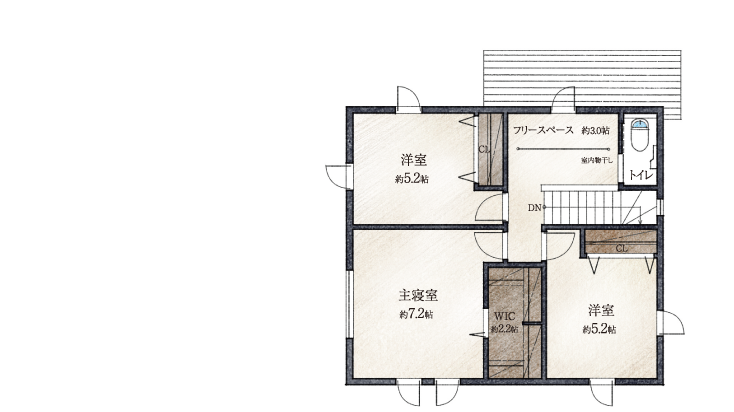 2F間取り図