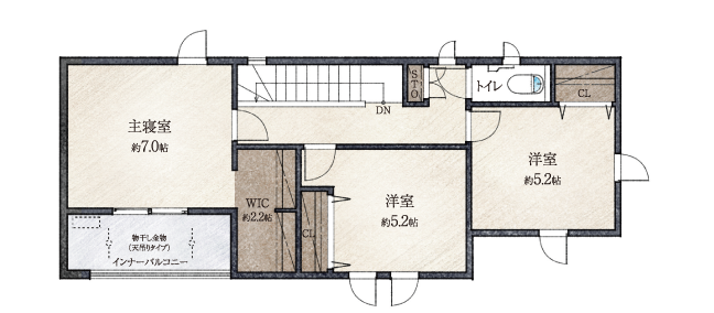 2F間取り図