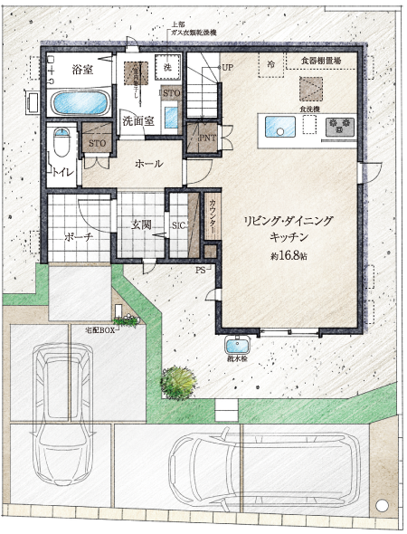1F間取り図