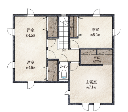 2F間取り図