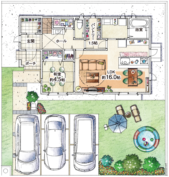 1F間取り図