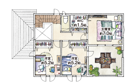 2F間取り図