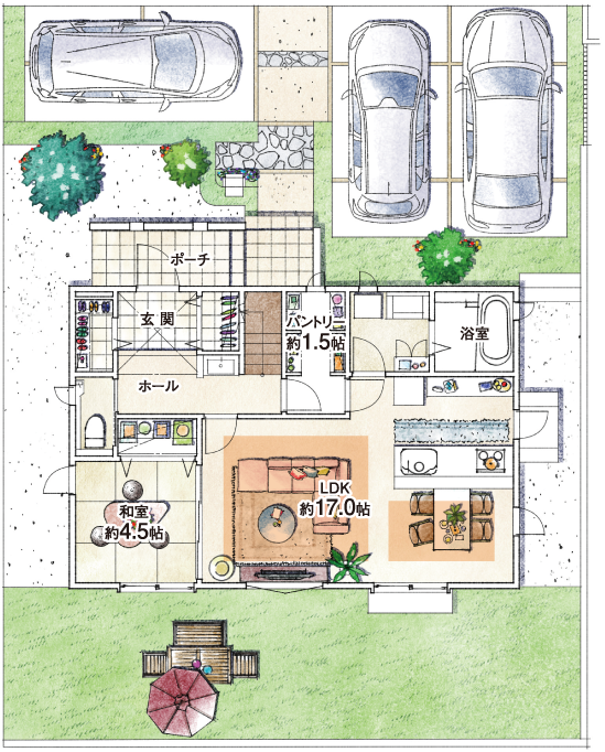 1F間取り図