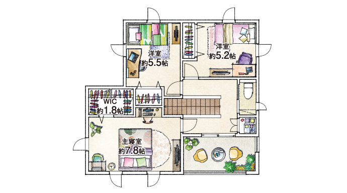 2F間取り図