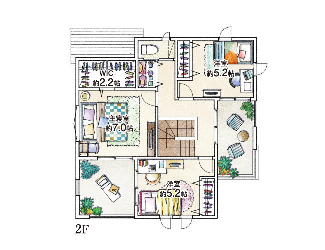 2F間取り図