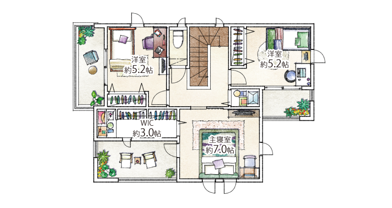 2F間取り図