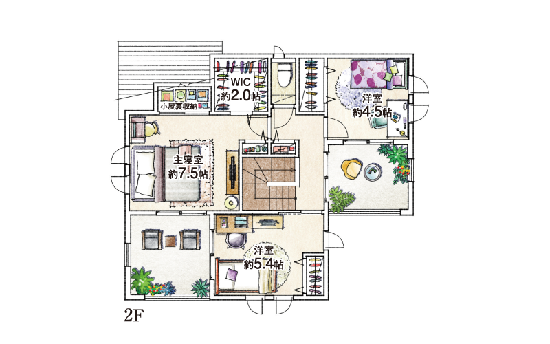 2F間取り図