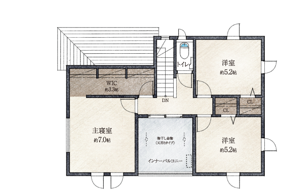 2F間取り図