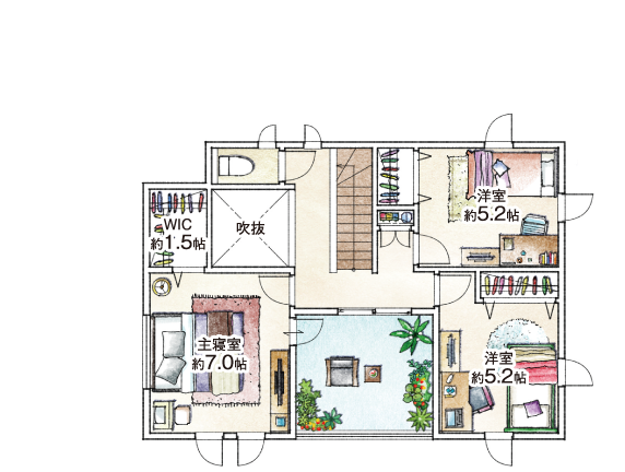 2F間取り図