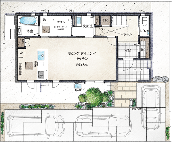 1F間取り図