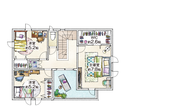 2F間取り図
