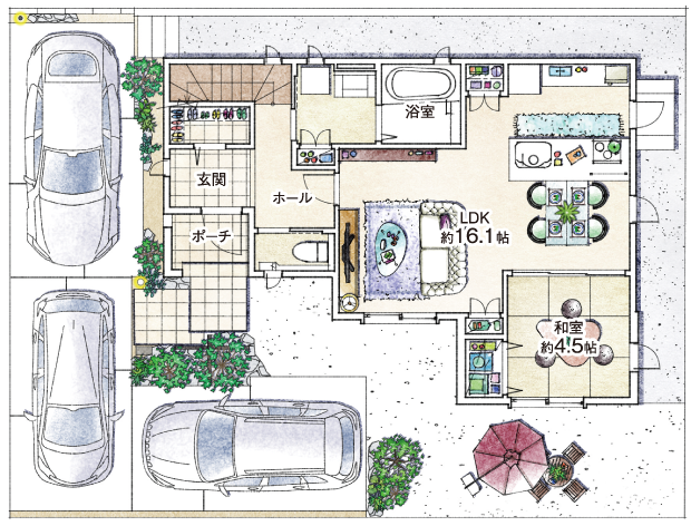 1F間取り図