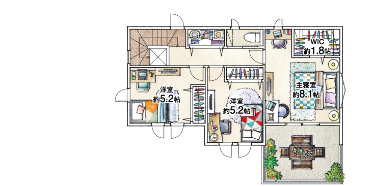 2F間取り図