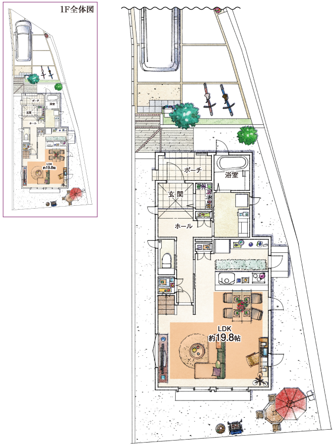 1F間取り図