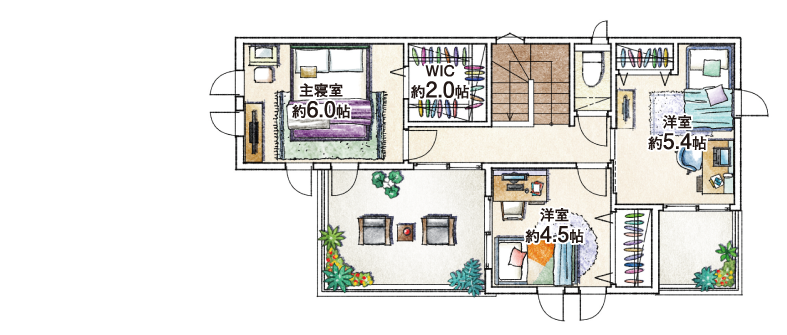2F間取り図
