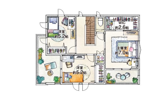 2F間取り図