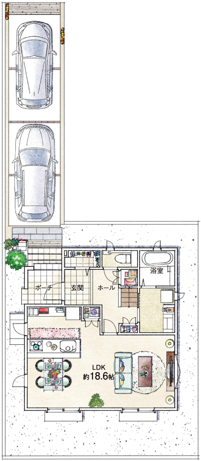 1F間取り図