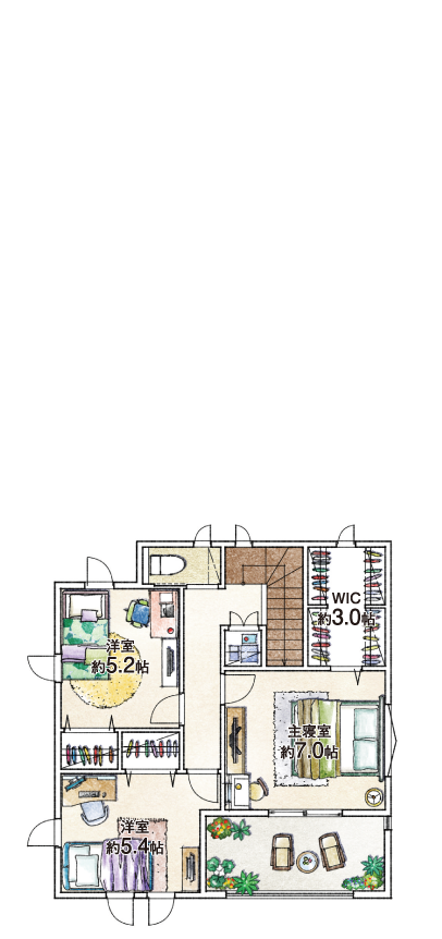 2F間取り図