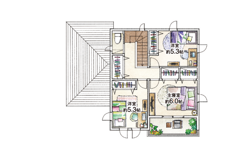 2F間取り図