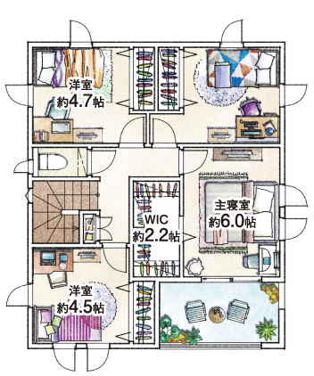 2F間取り図
