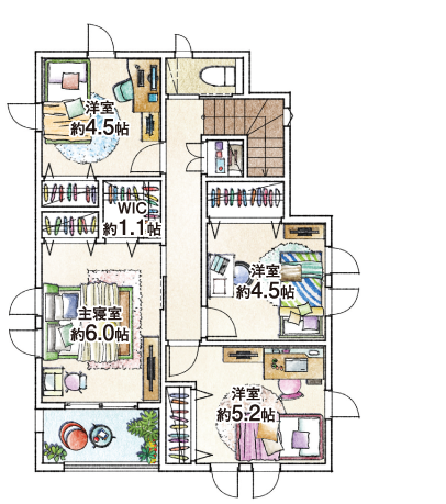 2F間取り図