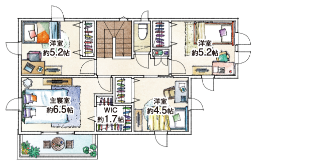 2F間取り図