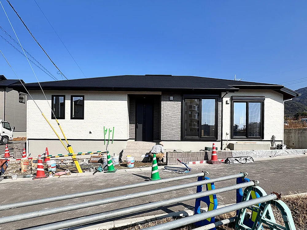 建物竣工検査の様子