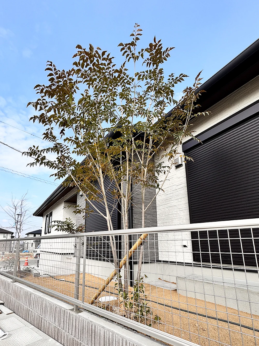 外構工事の様子