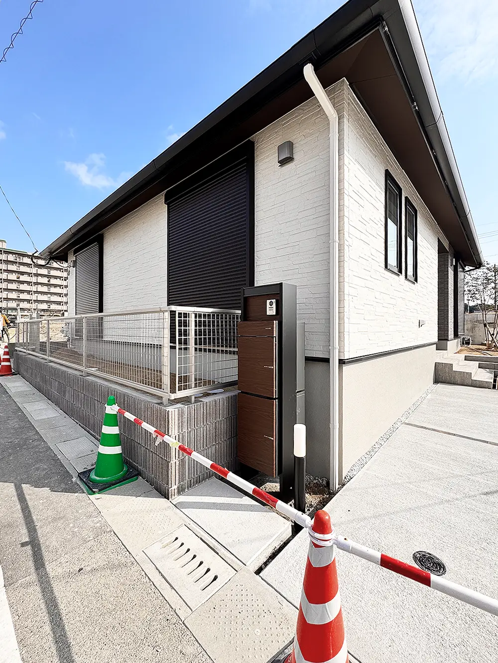 外構工事の様子