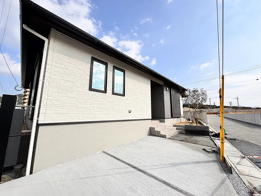 外構工事の様子