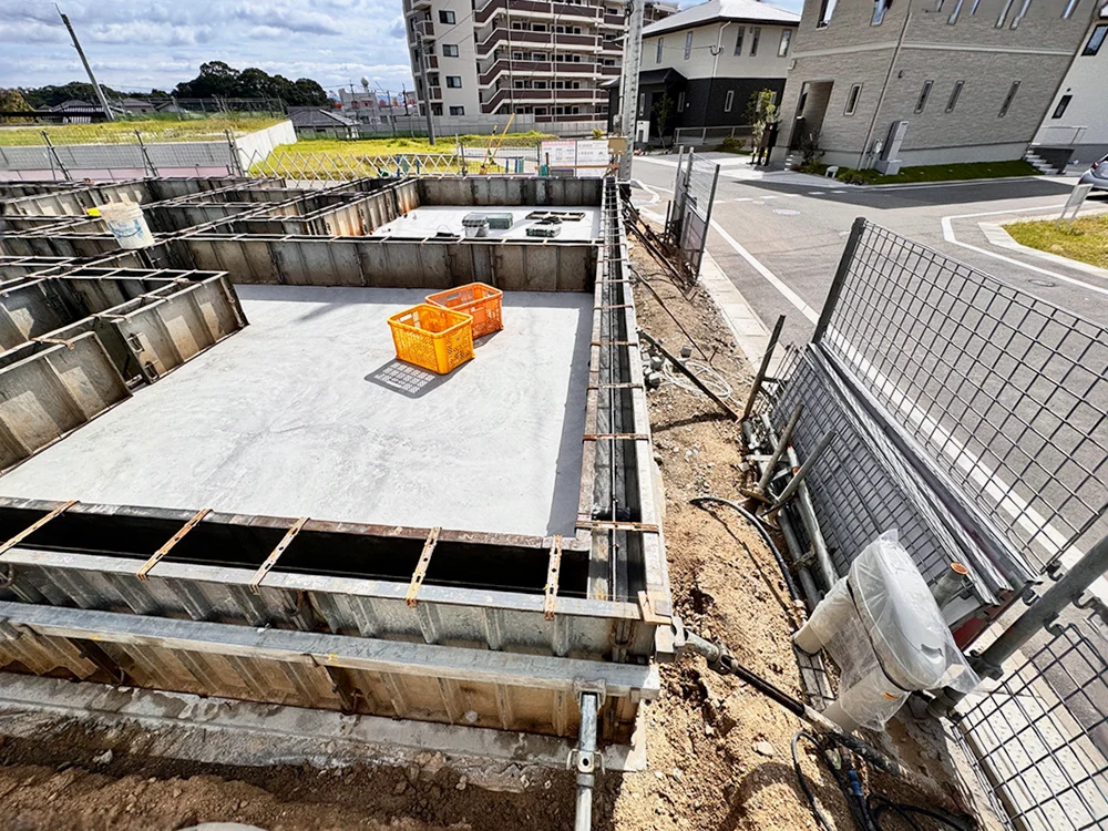 基礎工事の様子