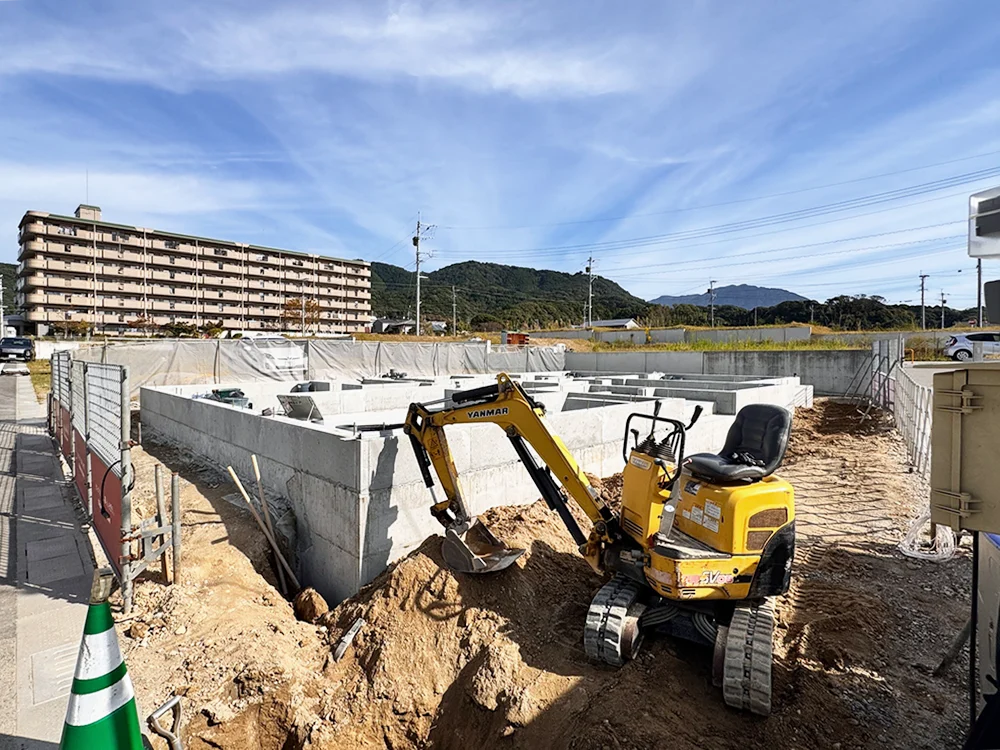 基礎工事の様子