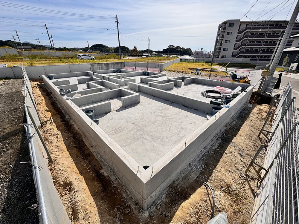 基礎工事の様子