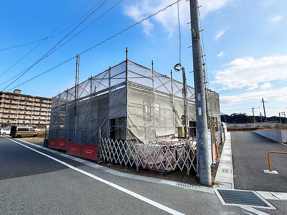 内部造作工事の様子