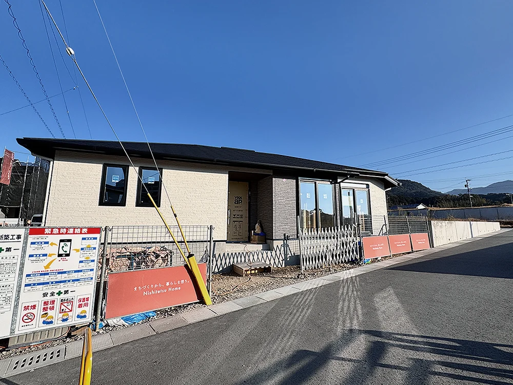 足場解体作業の様子