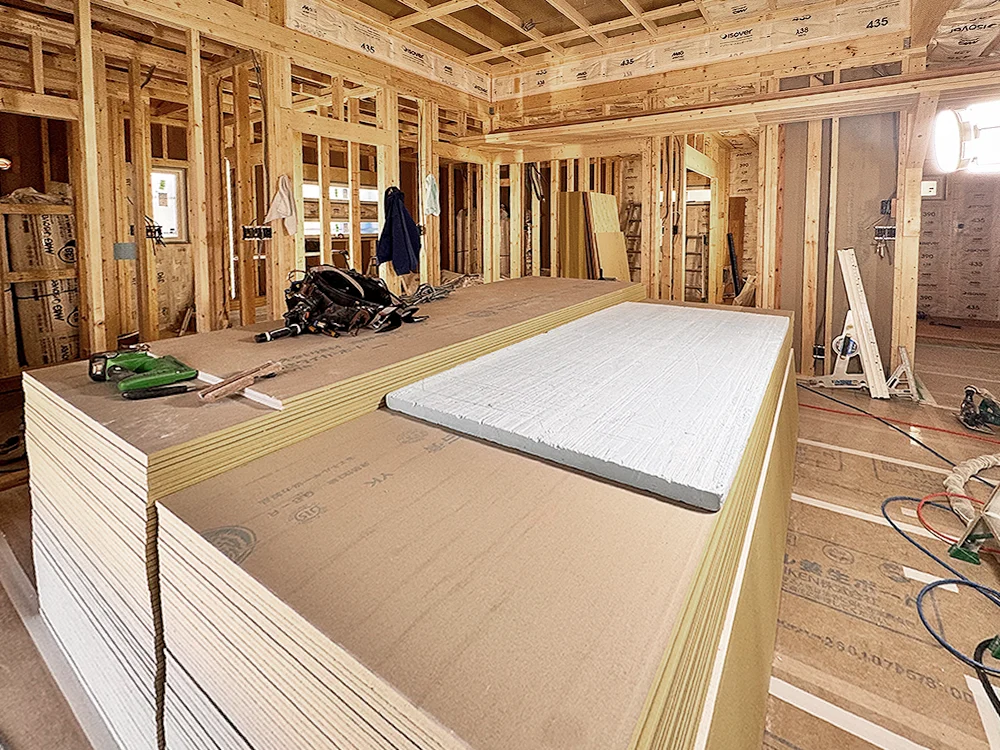 内部造作工事②／外壁工事