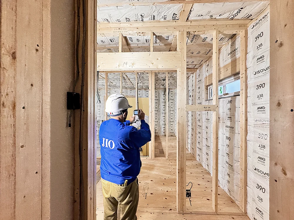 断熱検査の様子