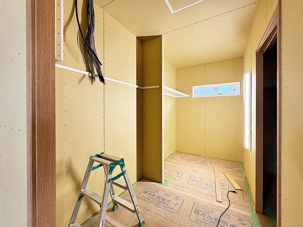 下地施工の進捗