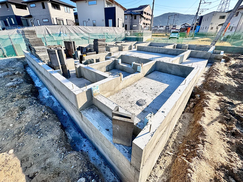 基礎工事の様子