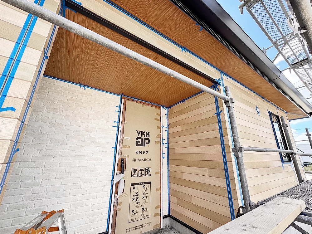 那珂川市「暮らしの流れが整う家」建築現場