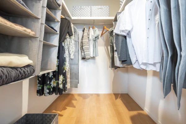 WICを備えた9.0帖の主寝室へ変更　イメージ写真